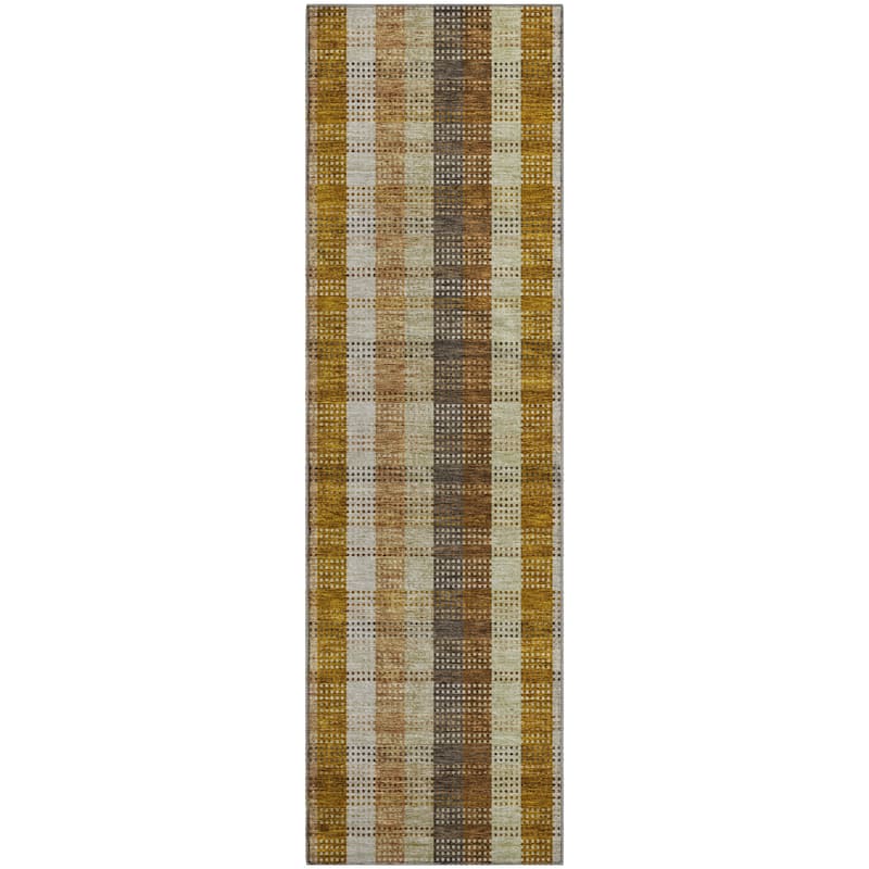 Premium Washable Super Soft Modern Plaid Mayfield Rug