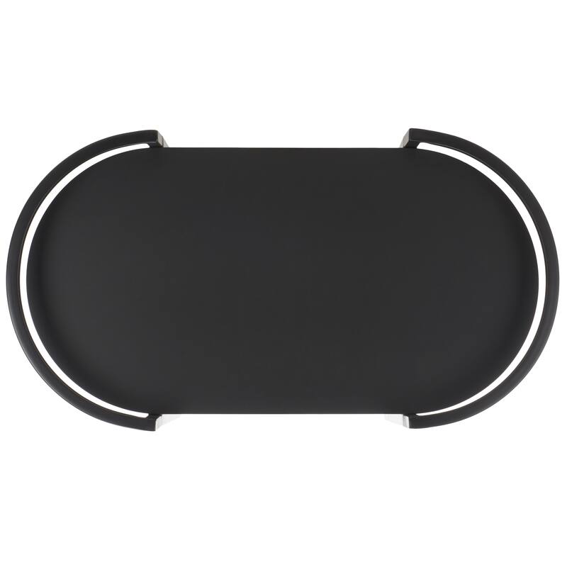 SAFAVIEH Home Inessa 2 Tier Bar Cart - 26"W x 14"D x 26"H