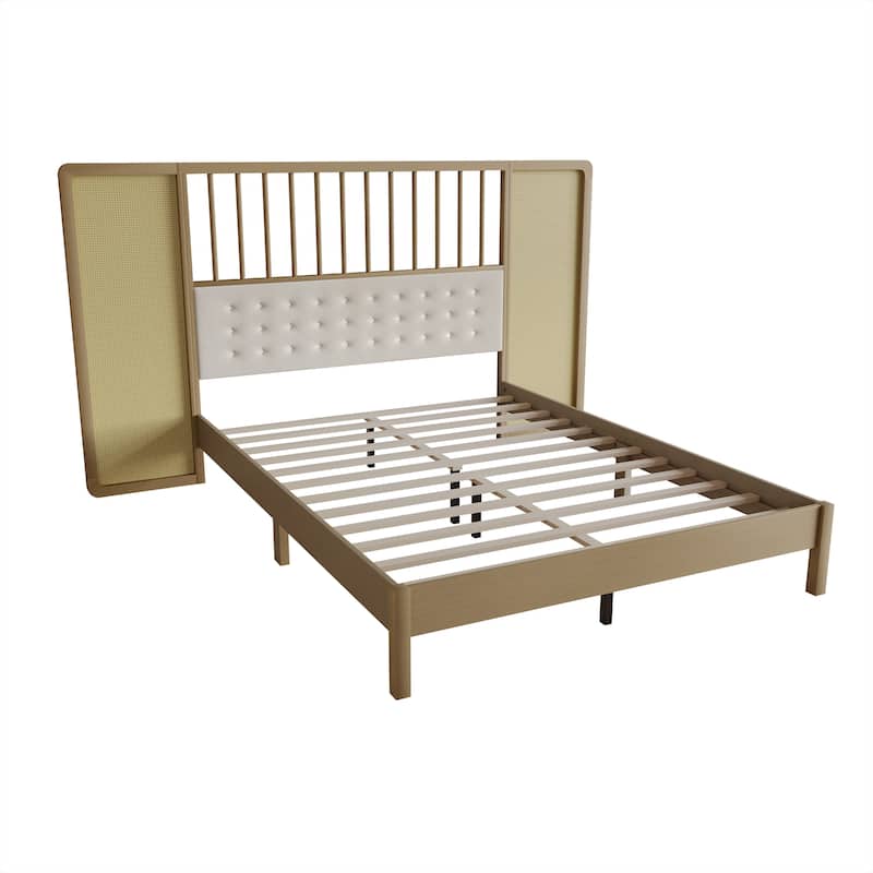 CraftPorch Sophisticated Wall Bed with 2 Nightstand