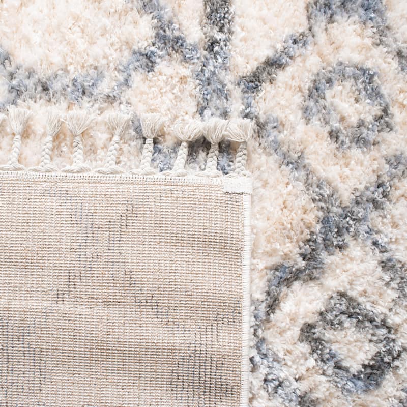 SAFAVIEH Berber Fringe Burcak Maryann Trellis Rug