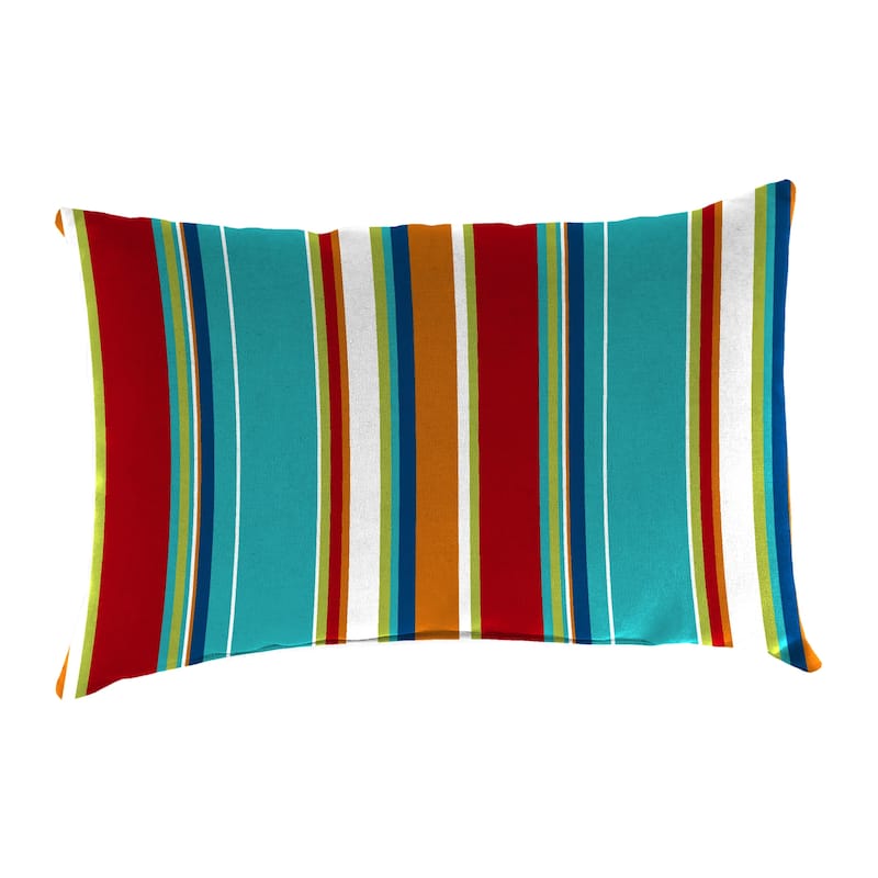 18" x 12" Outdoor Lumbar Throw Pillow - Set of 2 - 12'' L x 18'' W x 4'' H
