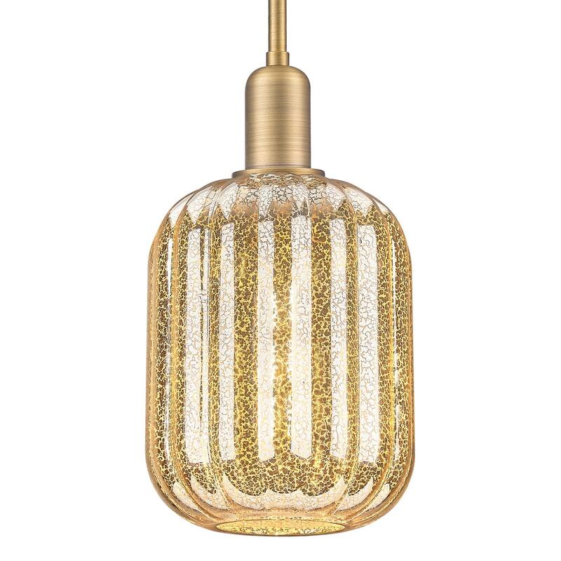 Innovations Lighting 716-1S-G460-7ME Preston 7" Wide Mini Pendant with - Brushed Brass
