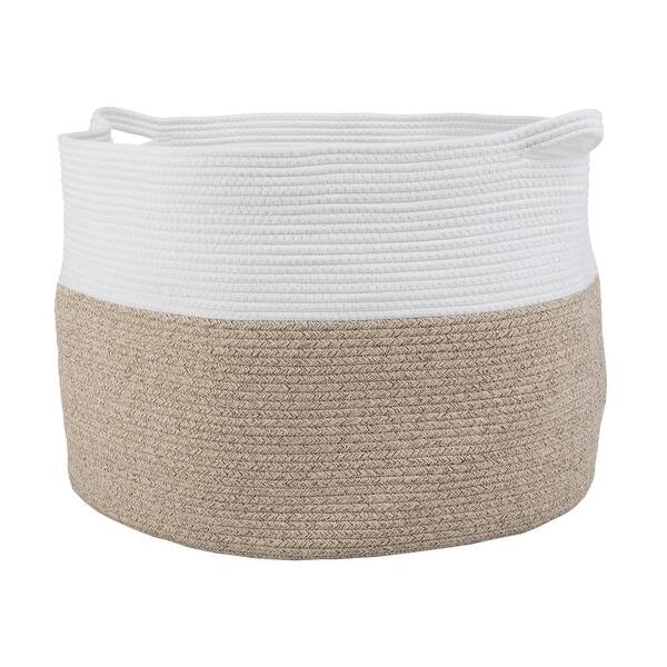 ExtraLarge Basket Cotton Rope Basket with Handles Baskets for