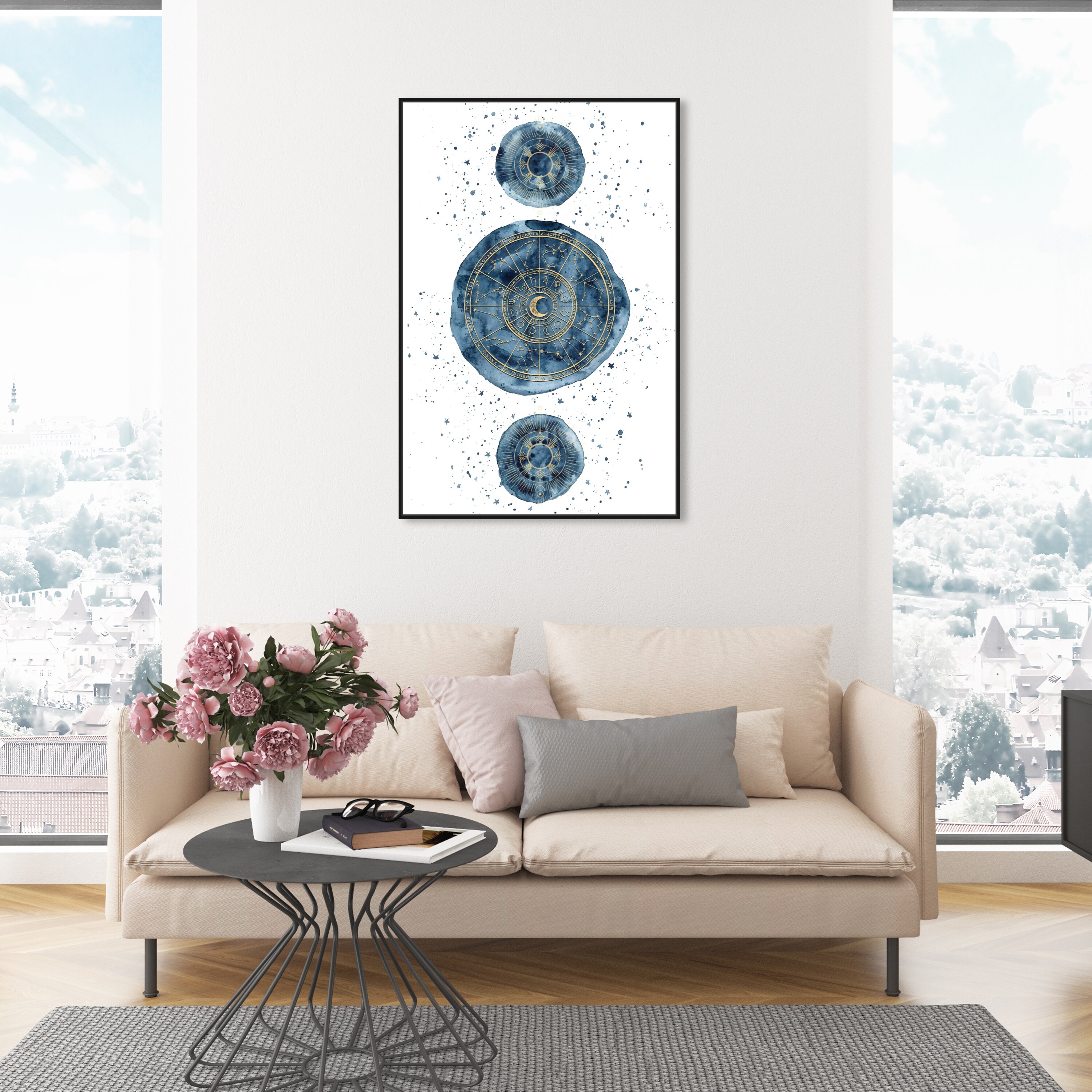 Oliver Gal 'Astrology Eyes' Astronomy and Space Wall ...