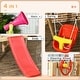 preview thumbnail 2 of 6, Wooden Swing Set - Multi