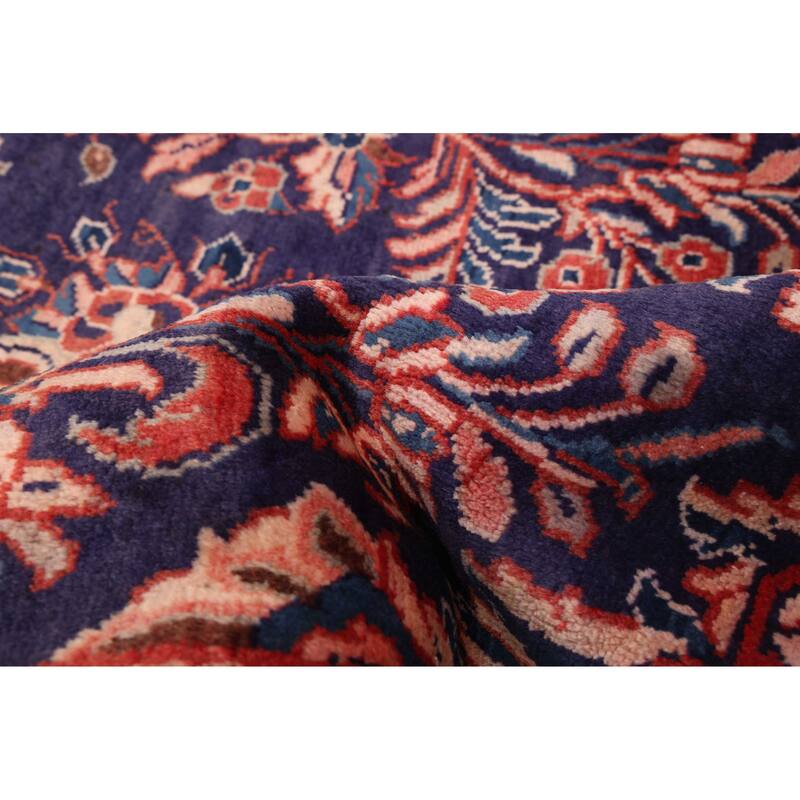 ECARPETGALLERY Hand-knotted Andelz Navy Wool Rug - 3'6 x 7'1