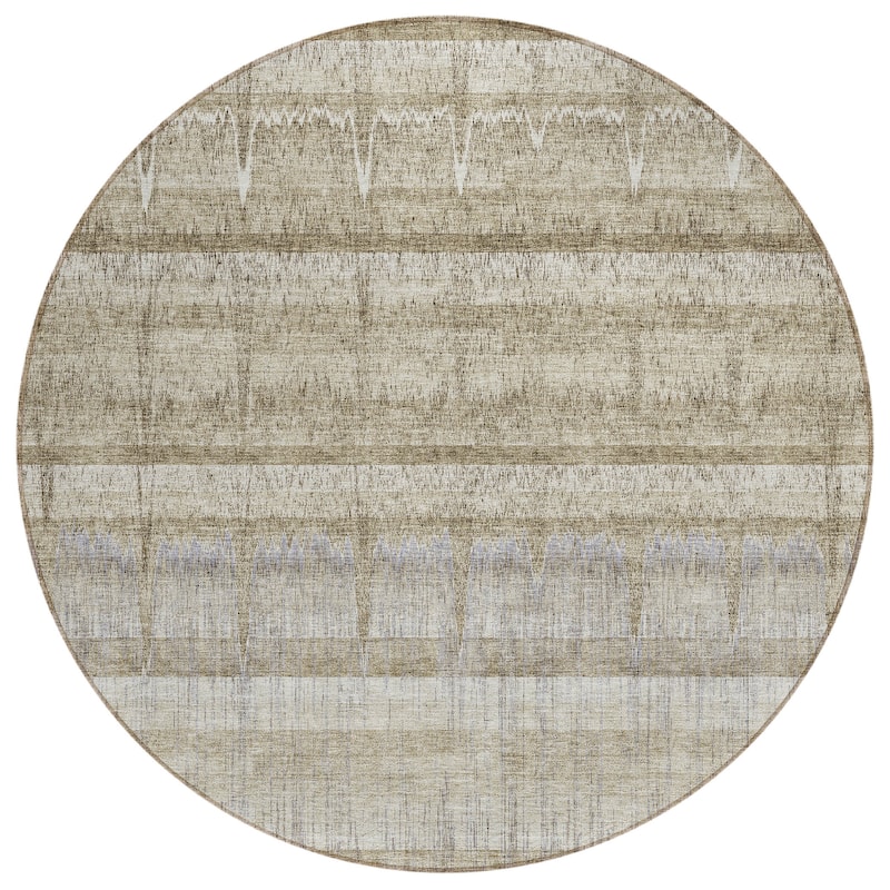 Machine Washable Indoor/ Outdoor Chantille Abstract Ombre Rug