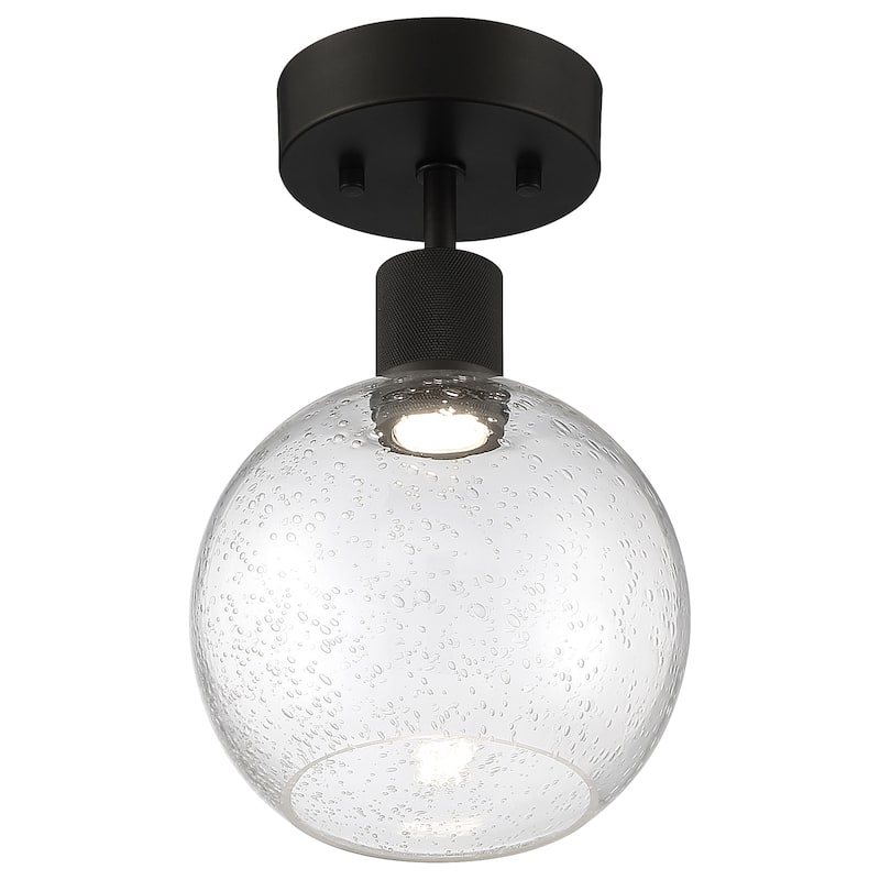 Port Nine Burgundy LED Semi-Flush Light - Dedicated LED