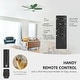 preview thumbnail 57 of 113, 5 - Blade Low Profile Flush Mount Modern Ceiling Fan with LED Light and Remote