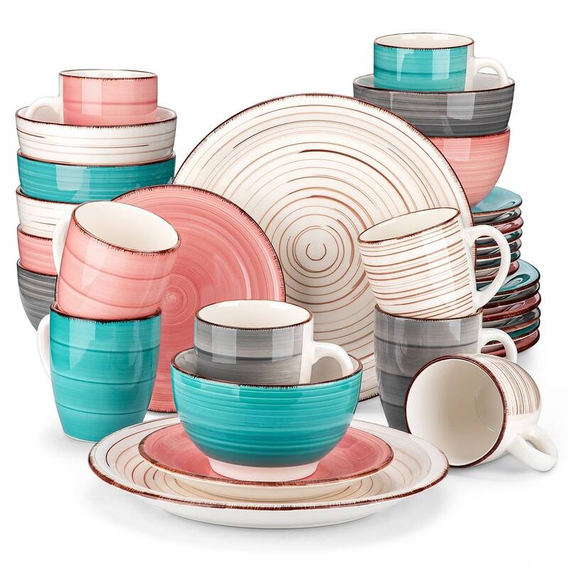 vancasso 32-Piece Exquisite Stoneware Dinnerware Set (Service for 8)