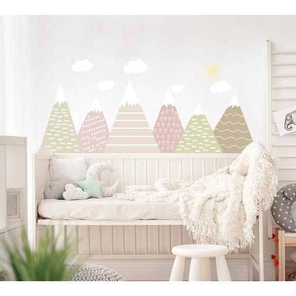 Shop Mountian Baby Girl Room Wall Decal Overstock 31600919
