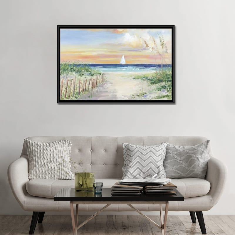 iCanvas "Set Sail" by Sally Swatland Framed Canvas Print