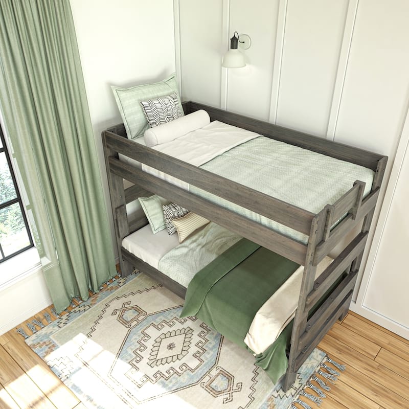 Max and Lily Farmhouse Twin over Twin Bunk Bed