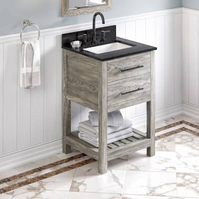 Jeffrey Alexander VKITWAV24R-GRANITE Wavecrest II 24" Free Standing