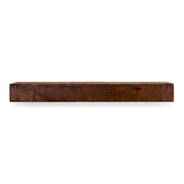 Shop Rustic Fireplace Mantel Shelf Overstock 21612269