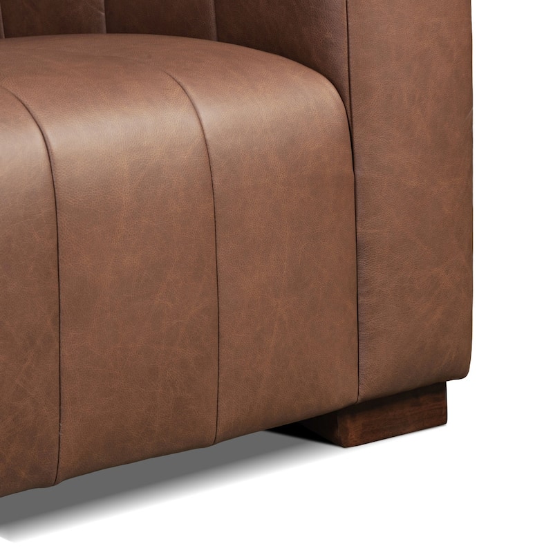Poly & Bark Canale Sofa - Full Grain Genuine Italian Leather