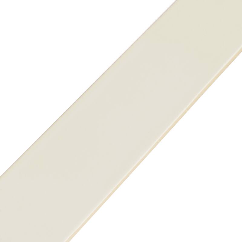 Apollo tile 3" x 19" Terralis Glossy Pearl White Porcelain Tile (7.65 sq ft/case) - 20 Pack