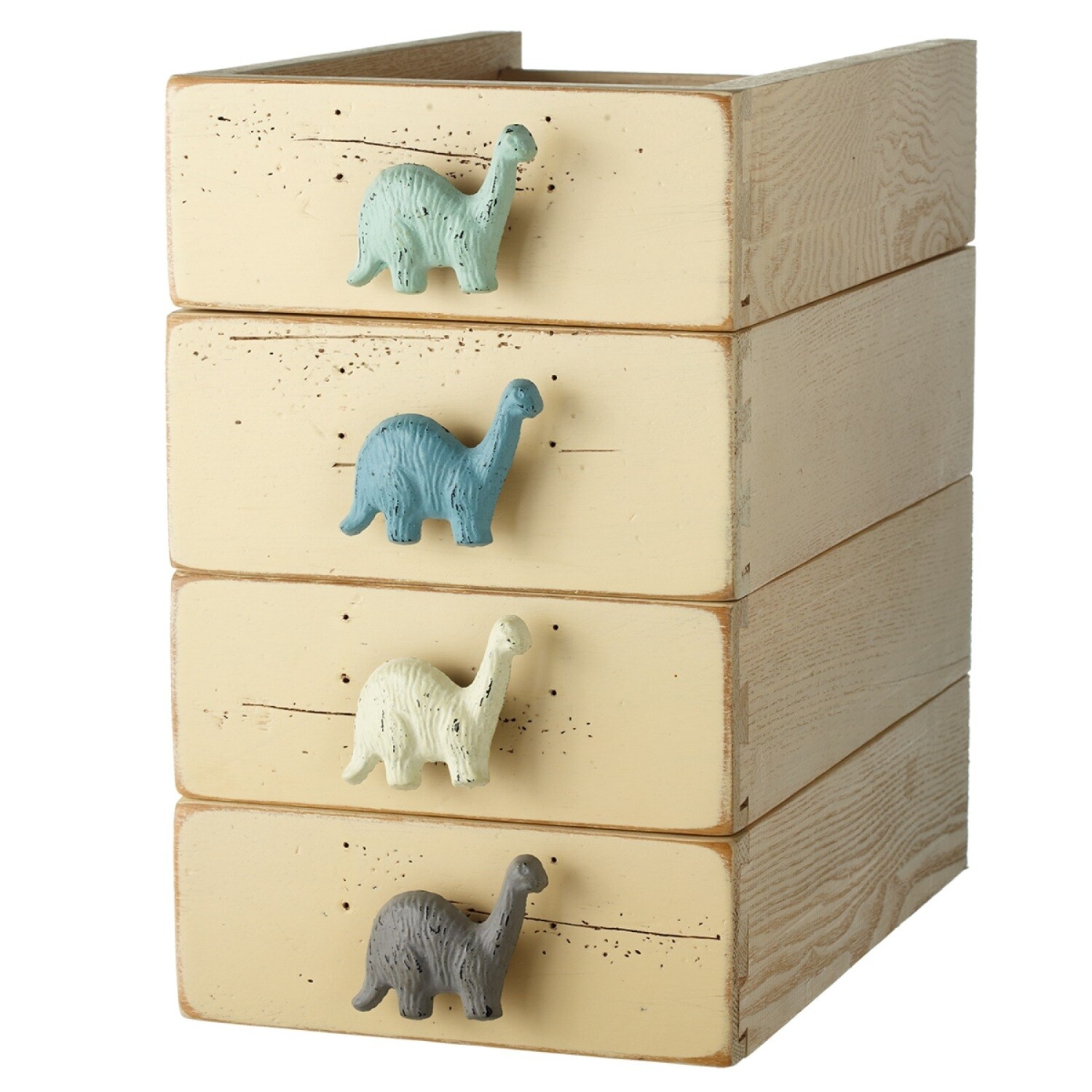 Shop Dinosaurs Drawer Pulls Cabinet Knobs Set Of 4 Painted Cast