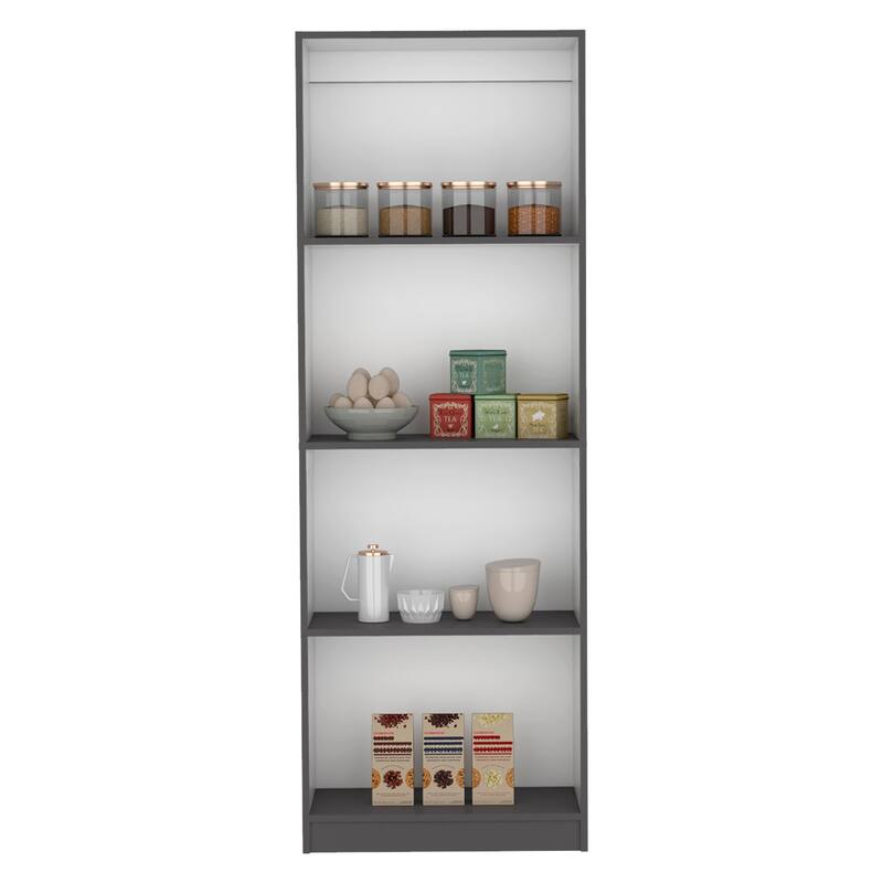 TUHOME Home Multi-Tier Slim Bookcase