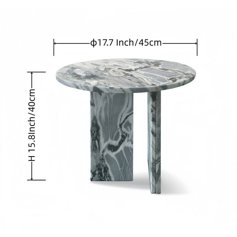 Marble Coffee Table, Small Table,Living Room Table, Stone