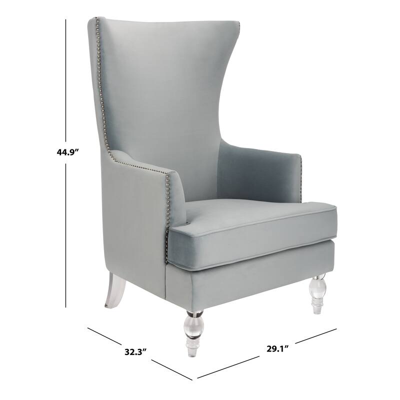 SAFAVIEH Couture Geode Modern Wingback Chair - 29.1" W x 32.3" D x 44.9" H