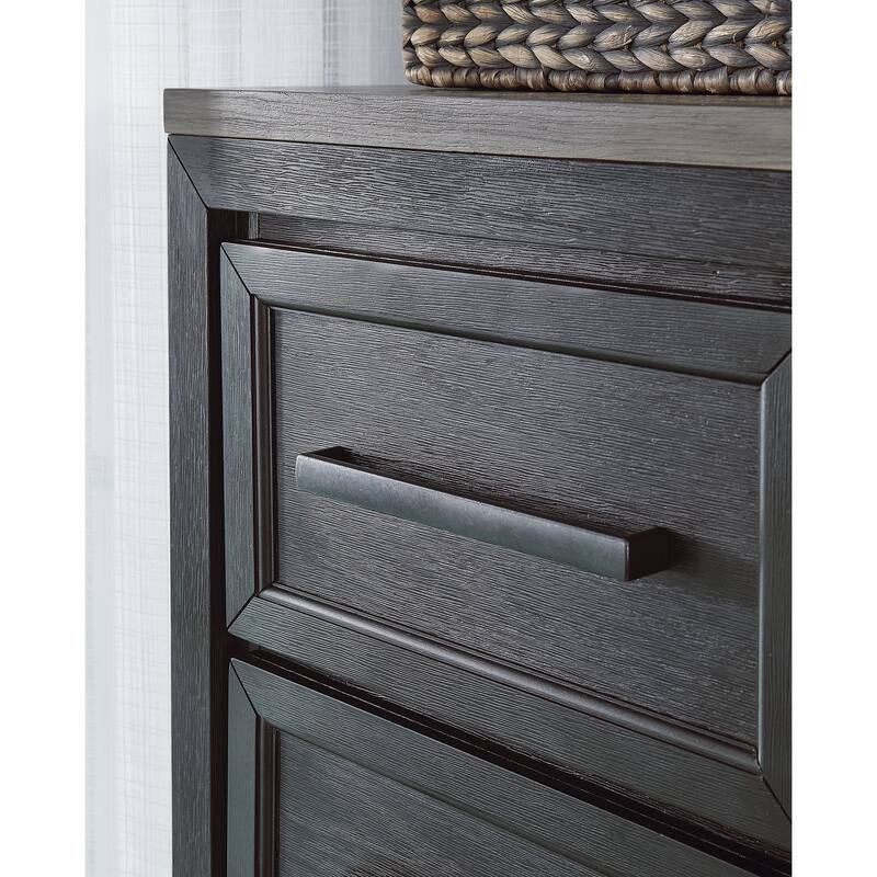 Signature Design by Ashley Foyland Black/Brown Door Chest