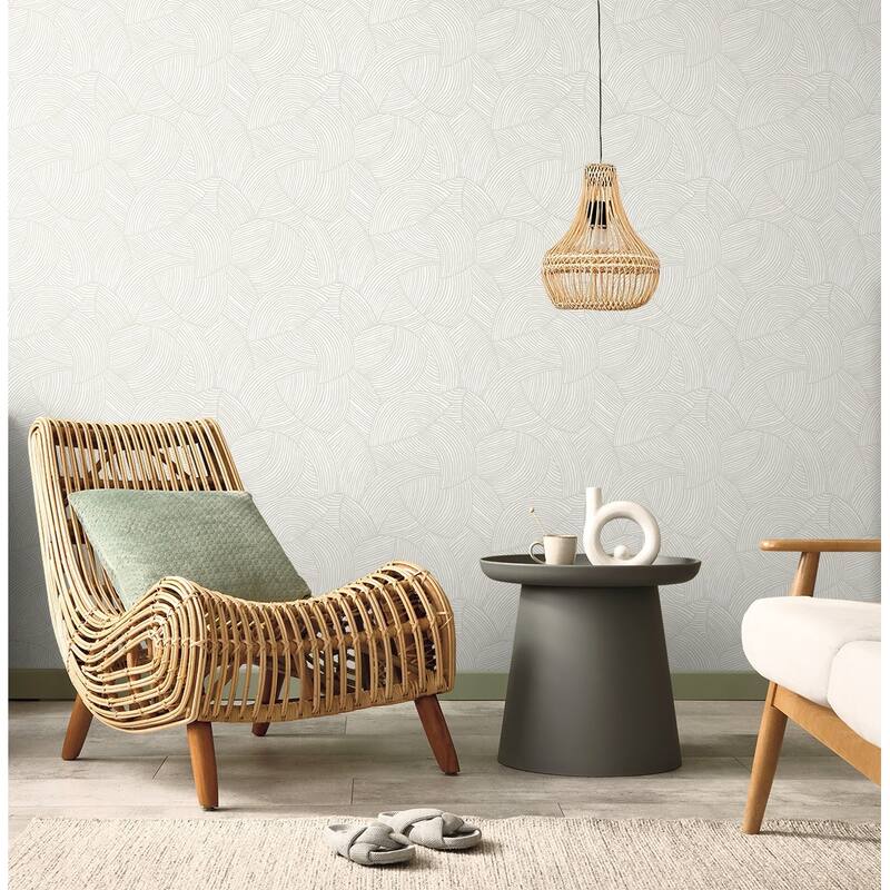 Seabrook Designs Stellara Palms Non-Woven Unpasted Wallpaper