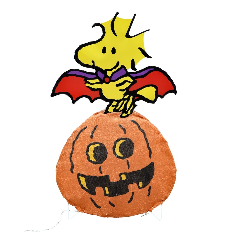 24" Peanuts Halloween 2D Yard Art Woodstock