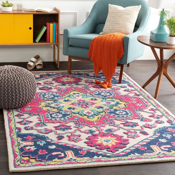 Bohemian best sale throw rug