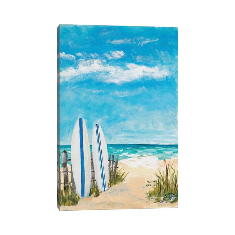 iCanvas "Tropical Surf II" by Julie Derice Canvas Print