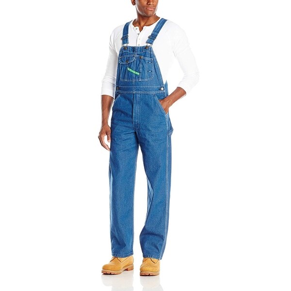 flannel lined denim bib overalls