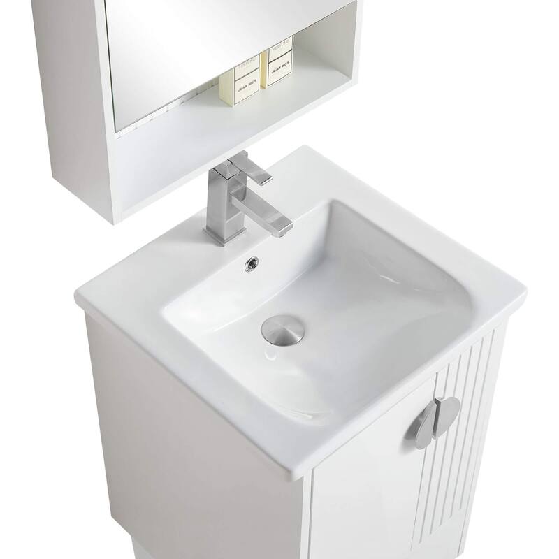 Venezian Single Bathroom Vanity with Sink