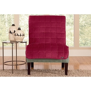 SureFit Deluxe Pet Armless Chair Furniture Cover