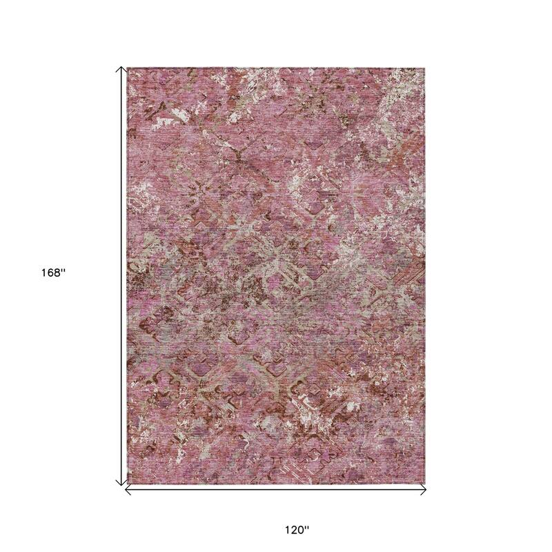HomeRoots Geometric Transitional Rectangle Outdoor Rug