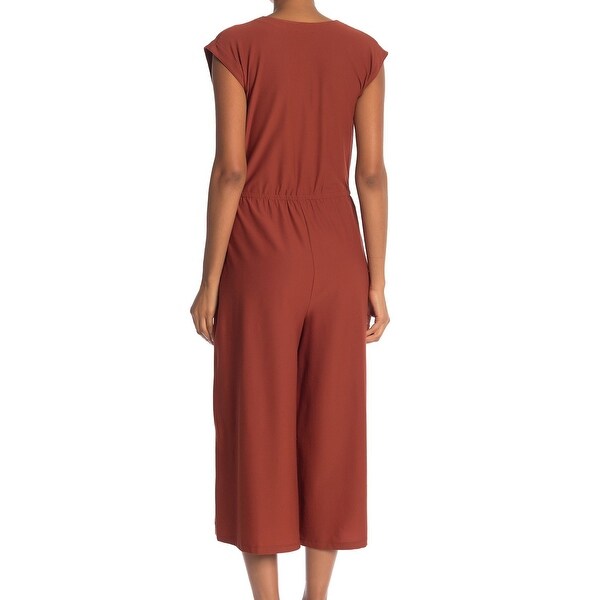 eileen fisher v neck jumpsuit