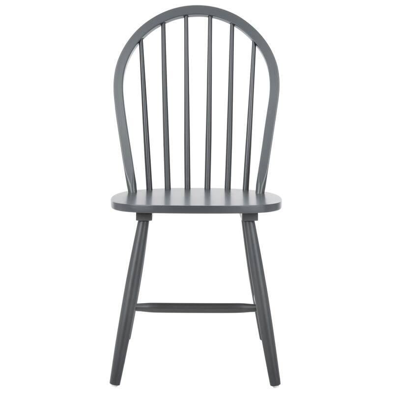 SAFAVIEH Delcie Spindle Oval Back Dining Chair (Set of 2) - 17.9" x 19.7" x 37" - 18Wx20Dx37H