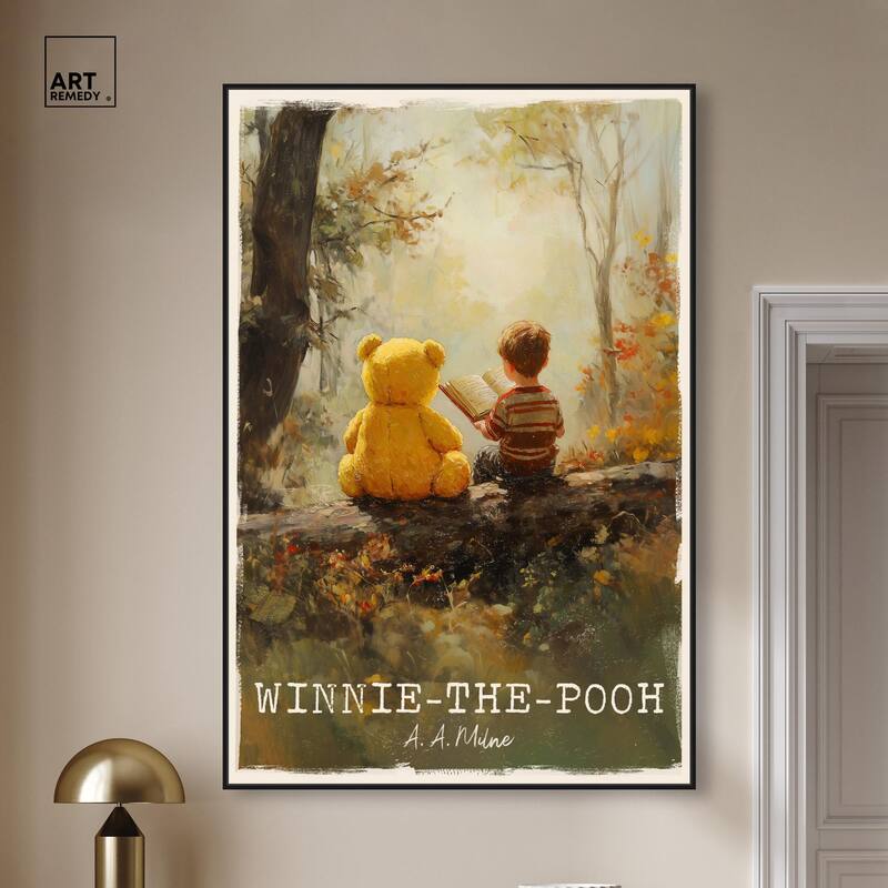 Classic Winnie the Pooh Canvas by Art Remedy