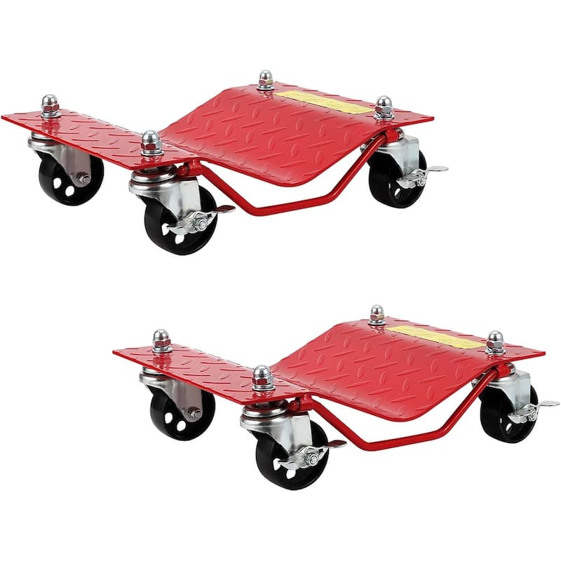Heavy Duty Vehicle Wheel Dollies for Moving Cars, Trucks, SUVs