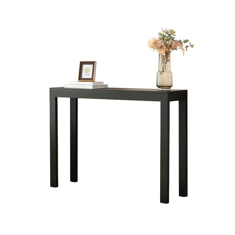 Russell Collection Modern Wood Rectangle Console Table