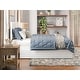 preview thumbnail 5 of 13, AFI Canyon Queen Wood Platform Bed with Footboard & Twin XL Trundle in White