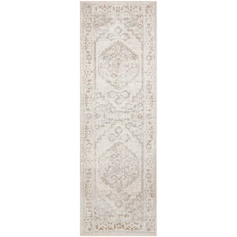 Nourison Astra Machine Washable Distressed Area Rug