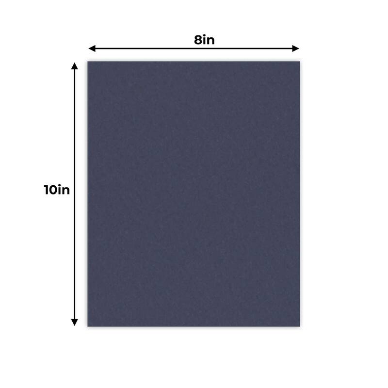 Navy Blue 8x10 Backing Board Uncut Photo Mat Board (25Sheets) Bed Bath & Beyond 38876705