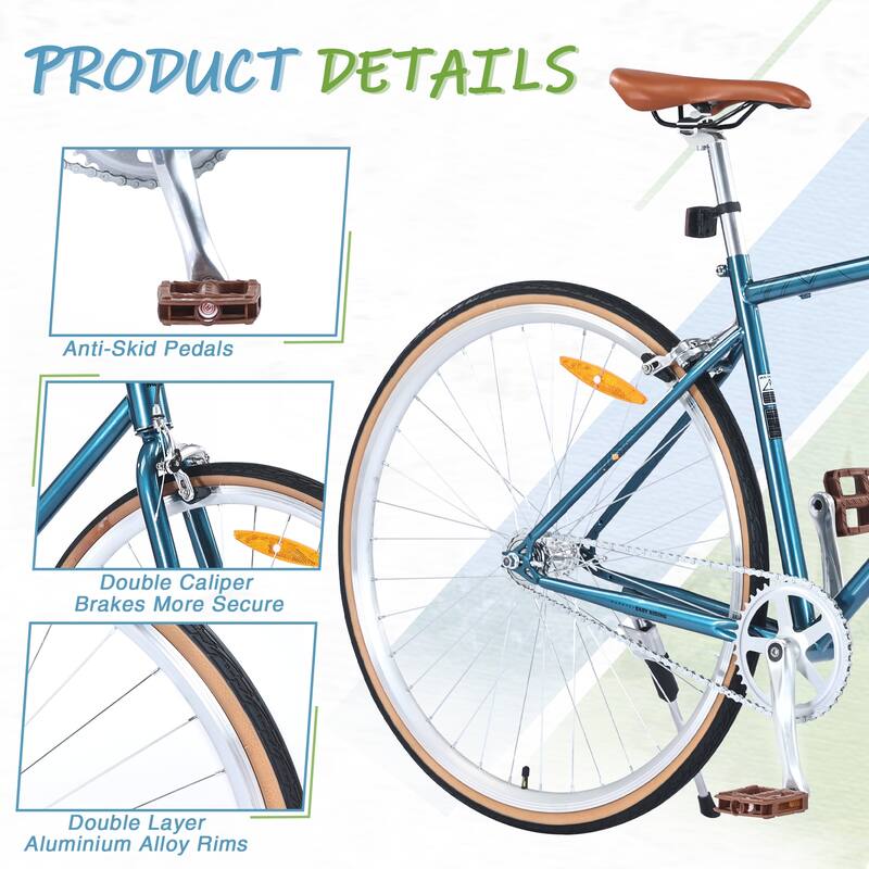 Single Speed Retro style 700C Road Bik