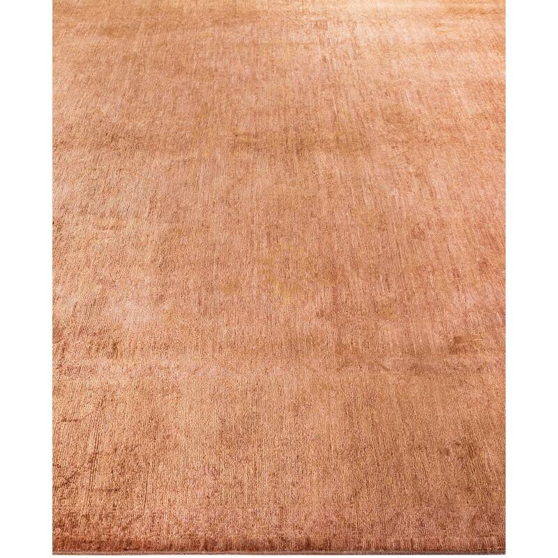 Overdyed One-of-a-Kind Hand-Knotted Area Rug - Brown - 8' 1" x 9' 10"