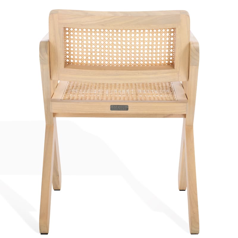 SAFAVIEH COUTURE Tyrrell Rattan Dining Chair - 21"W x 24"D x 31"H
