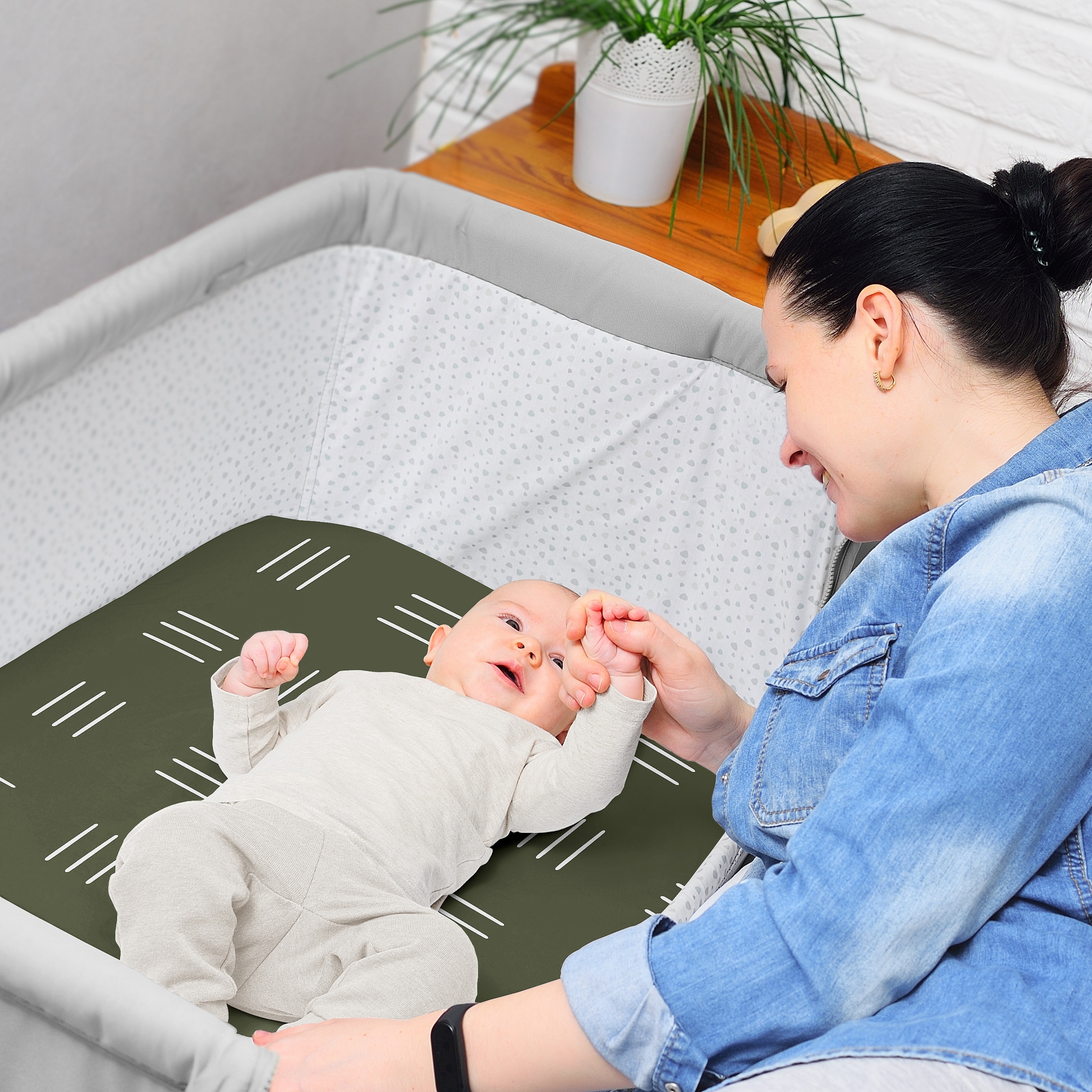 Sweet Jojo Designs Jungle Animals Boy Girl Gender Neutral Baby Bassinet Sheets Fitted Sheet Set Infant Newborn Nursery Oval Rectangle Mattress 2p