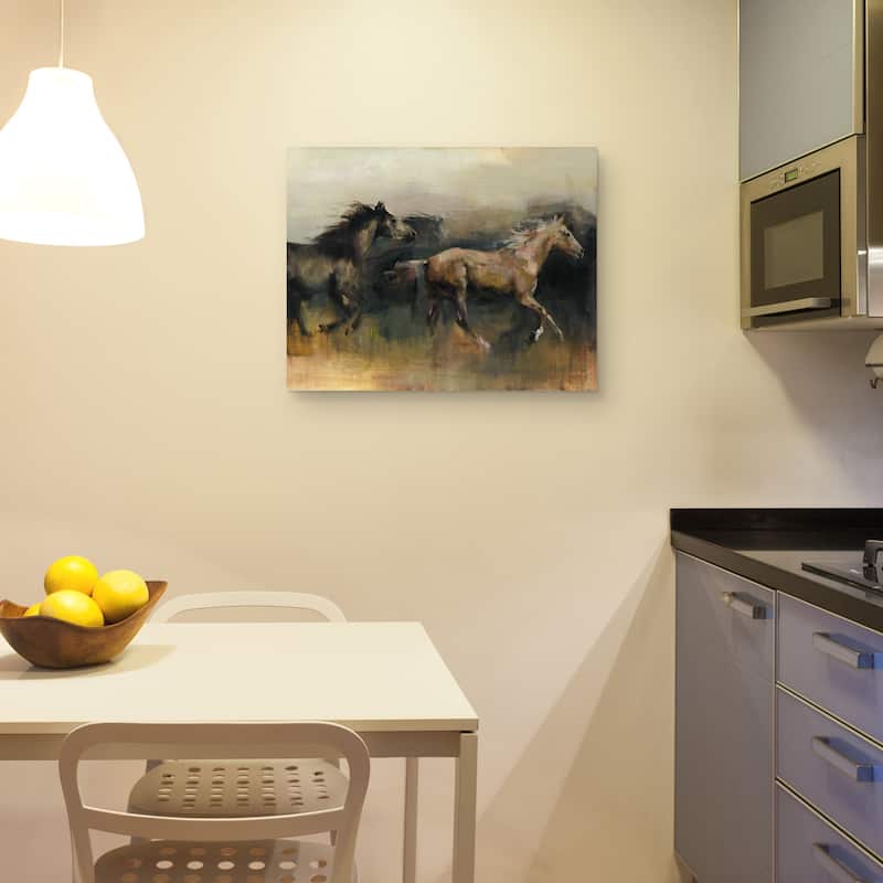 Roaming the West Crop by Marilyn Hageman Canvas Art Print