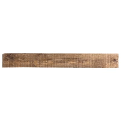 Solid Beam Wood Mantel Shelf