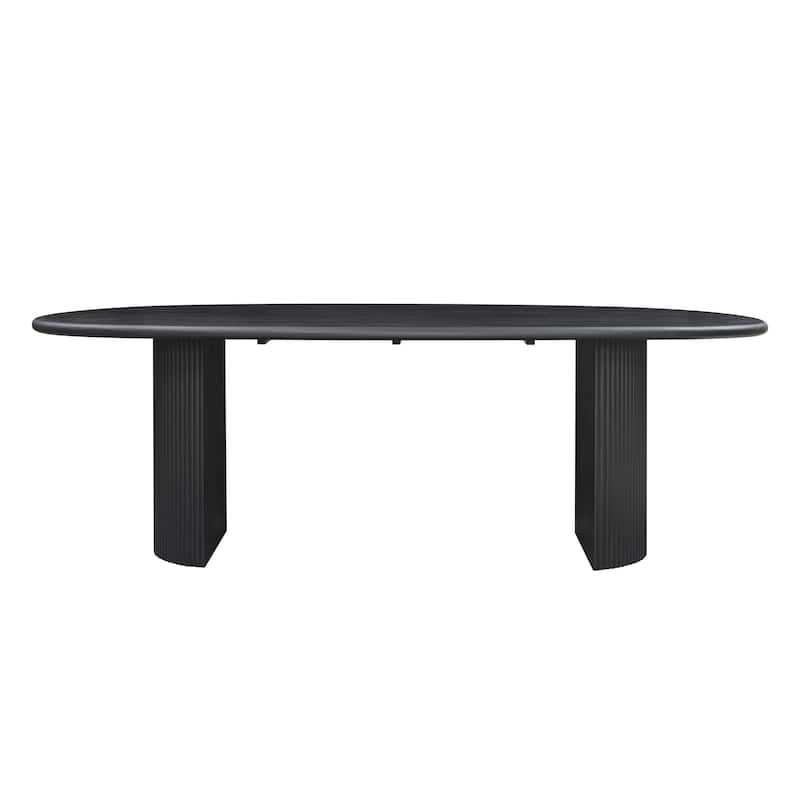 NPD Furniture Aniston 93 Inch Oval Dining Table