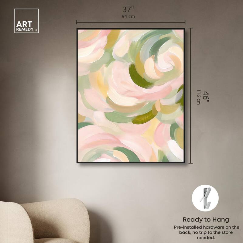 Brushstroke I Canvas by Art Remedy